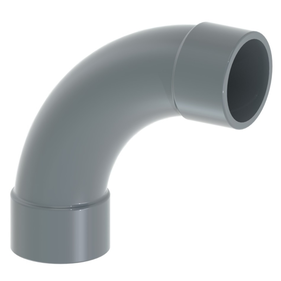 BOGEN 90° PVC-U metrisch