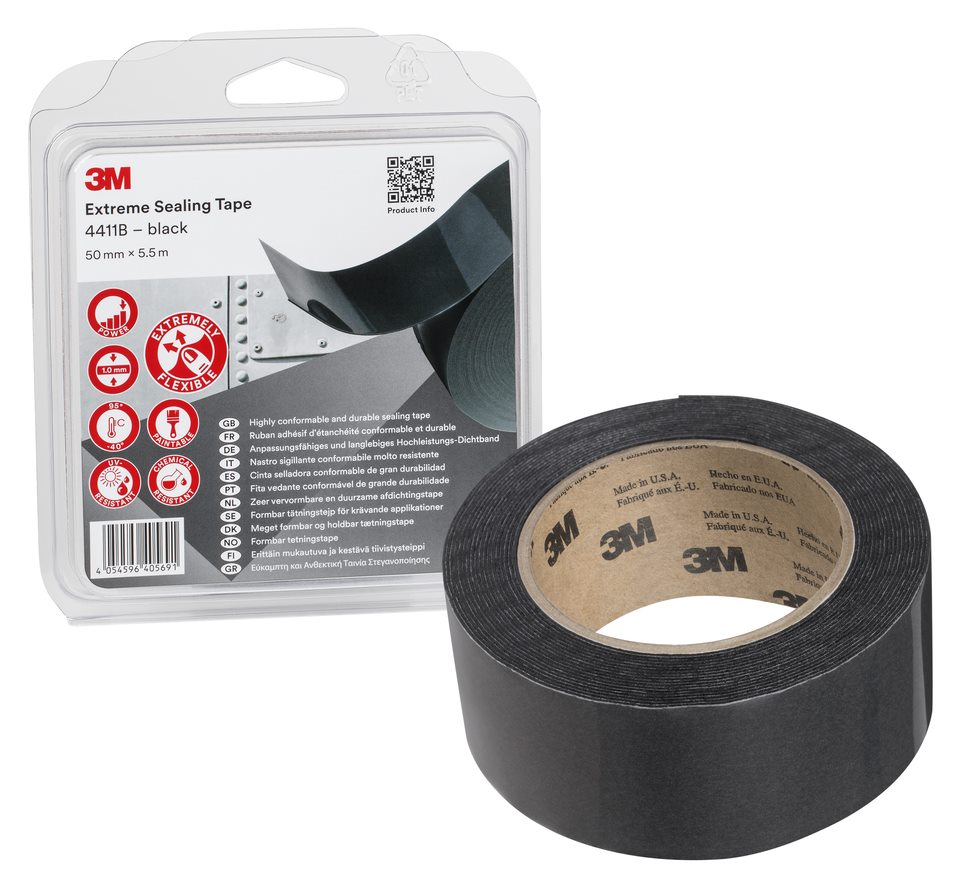 3M Hochleistungs-Dichtband 4411B schwarz